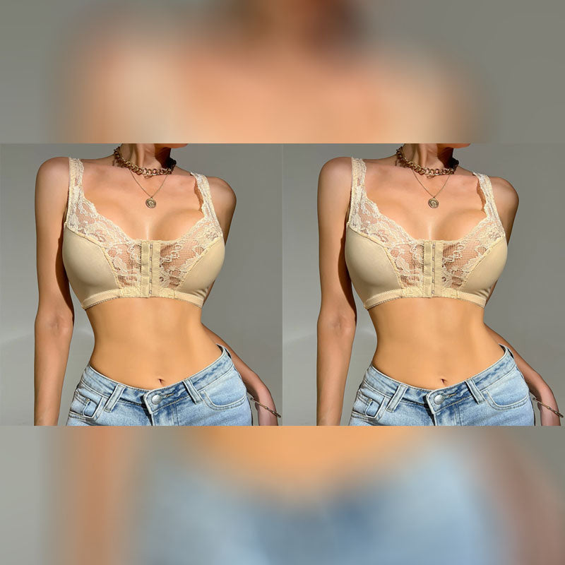 Eliana™ | חזיית תחרה סקסית סגירה קדמית (1+1 חינם)