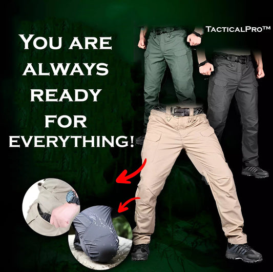 TacticalPro™ | מכנסיים דגמ"ח עמידים למים (+חגורה במתנה)