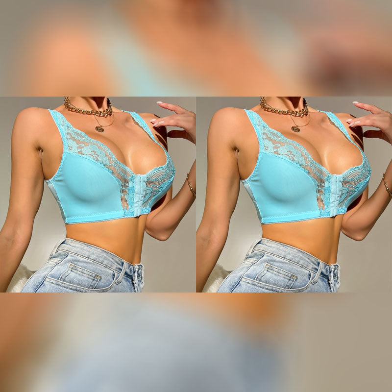 Eliana™ | חזיית תחרה סקסית סגירה קדמית (1+1 חינם)