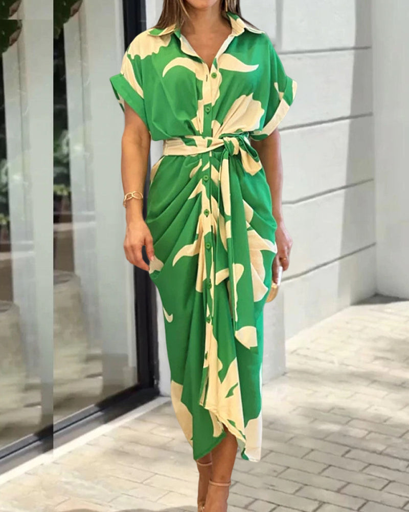 Selena™ | שמלת כפתורים אלגנטית