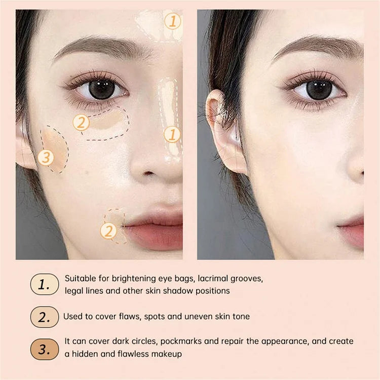 FlawlessSkin™ | פלטת קונסילר 3 צבעים (מברשת קונסילר חינם)