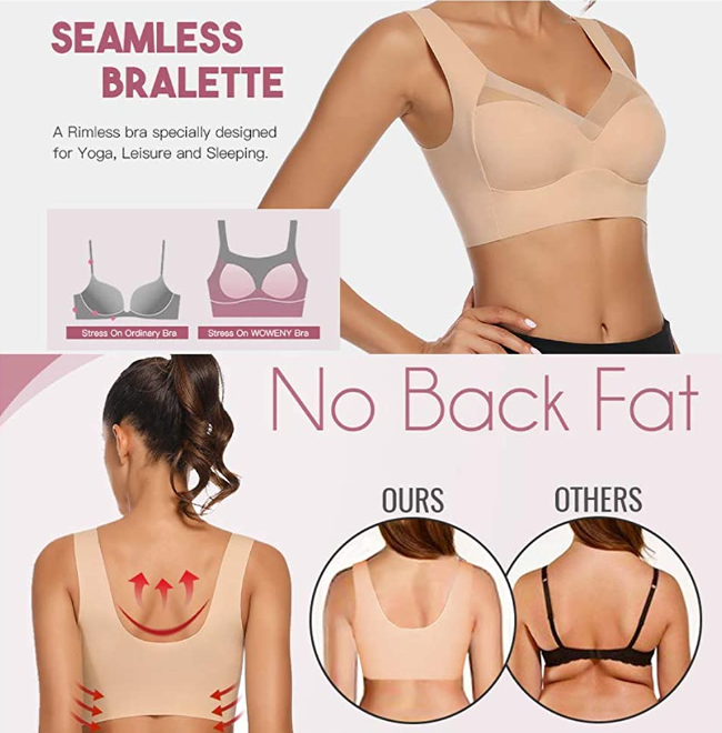 Seamless Push Up Bra