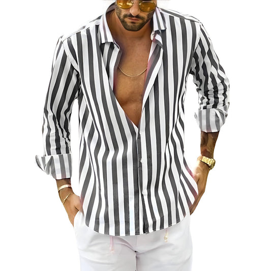 Ryder™ | חולצת פסים קיצית