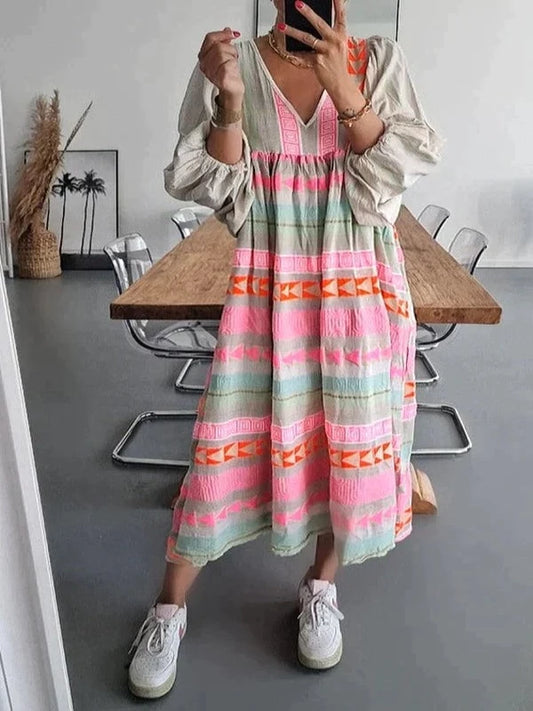 Sara's Boutique™ | שמלה צבעונית!