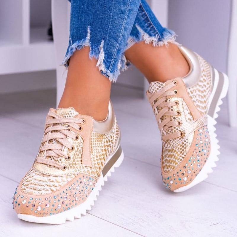 SparkleKicks™ | סניקרס קריסטלים אופנתיות