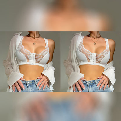 Eliana™ | חזיית תחרה סקסית סגירה קדמית (1+1 חינם)