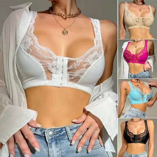 Eliana™ | חזיית תחרה סקסית סגירה קדמית (1+1 חינם)