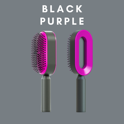 מברשת שיער בעלת ניקוי עצמי לנשים