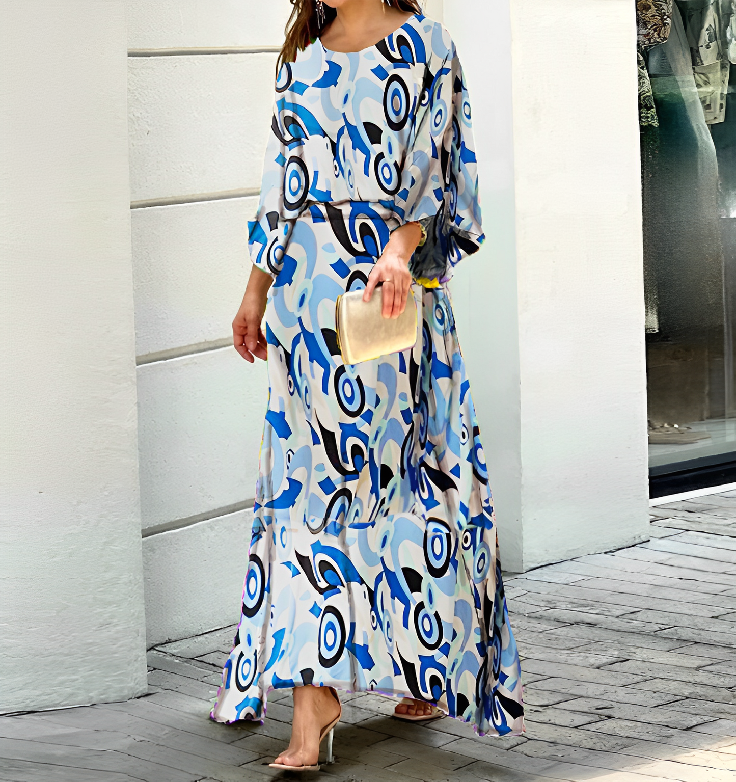 Lindsey™ | שמלת אופנה צבעונית