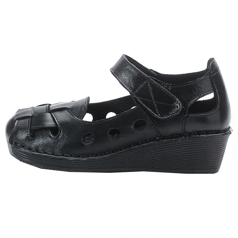 Lyra™ | סנדלי עור אורטופדיים